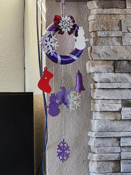 Xmas Purple Mobile