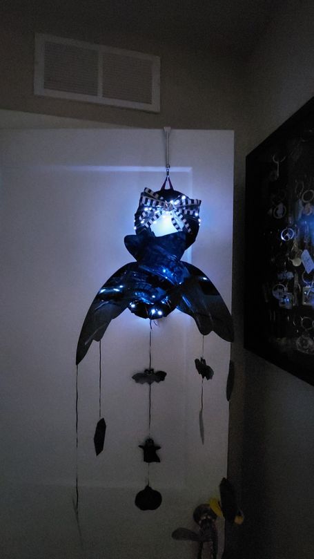 Spooky Bat X-ray mobile wreath