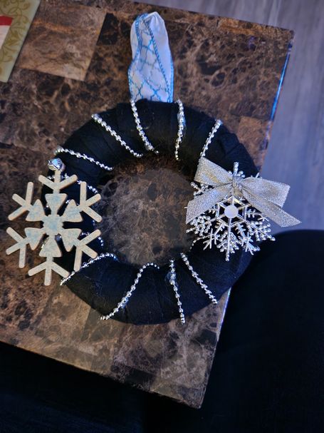 Black Felt ornaments